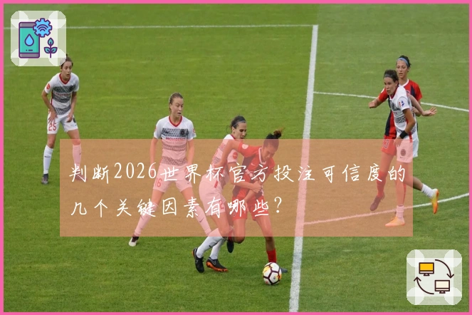 判断2026世界杯官方投注可信度的几个关键因素有哪些？